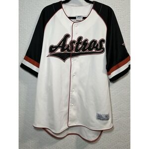 Vintage True Fan‎ MLB Houston Astros Embroidered Jersey Size Large-Baseball